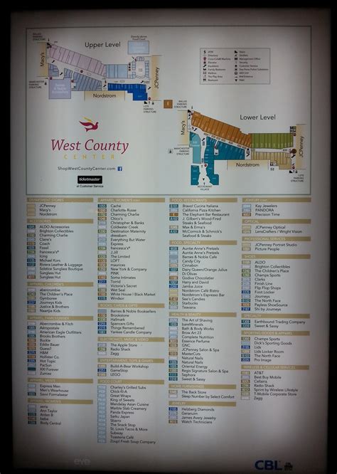 west county st louis map|Mall Directory .